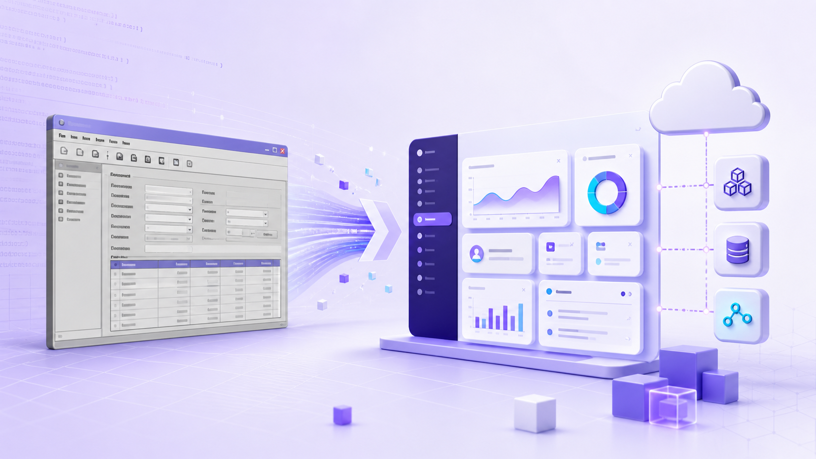 ASP.NET Web Forms modernization from a legacy application to a modern business system